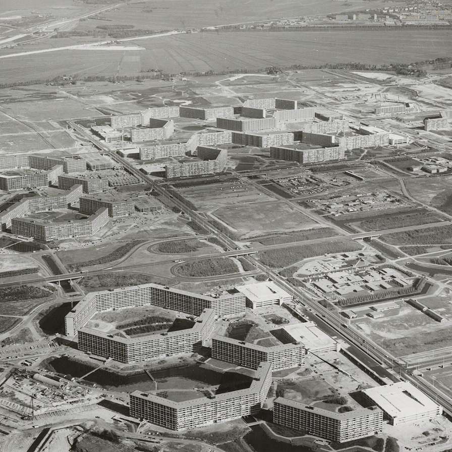 Luchtfoto van Amsterdam Zuidoost