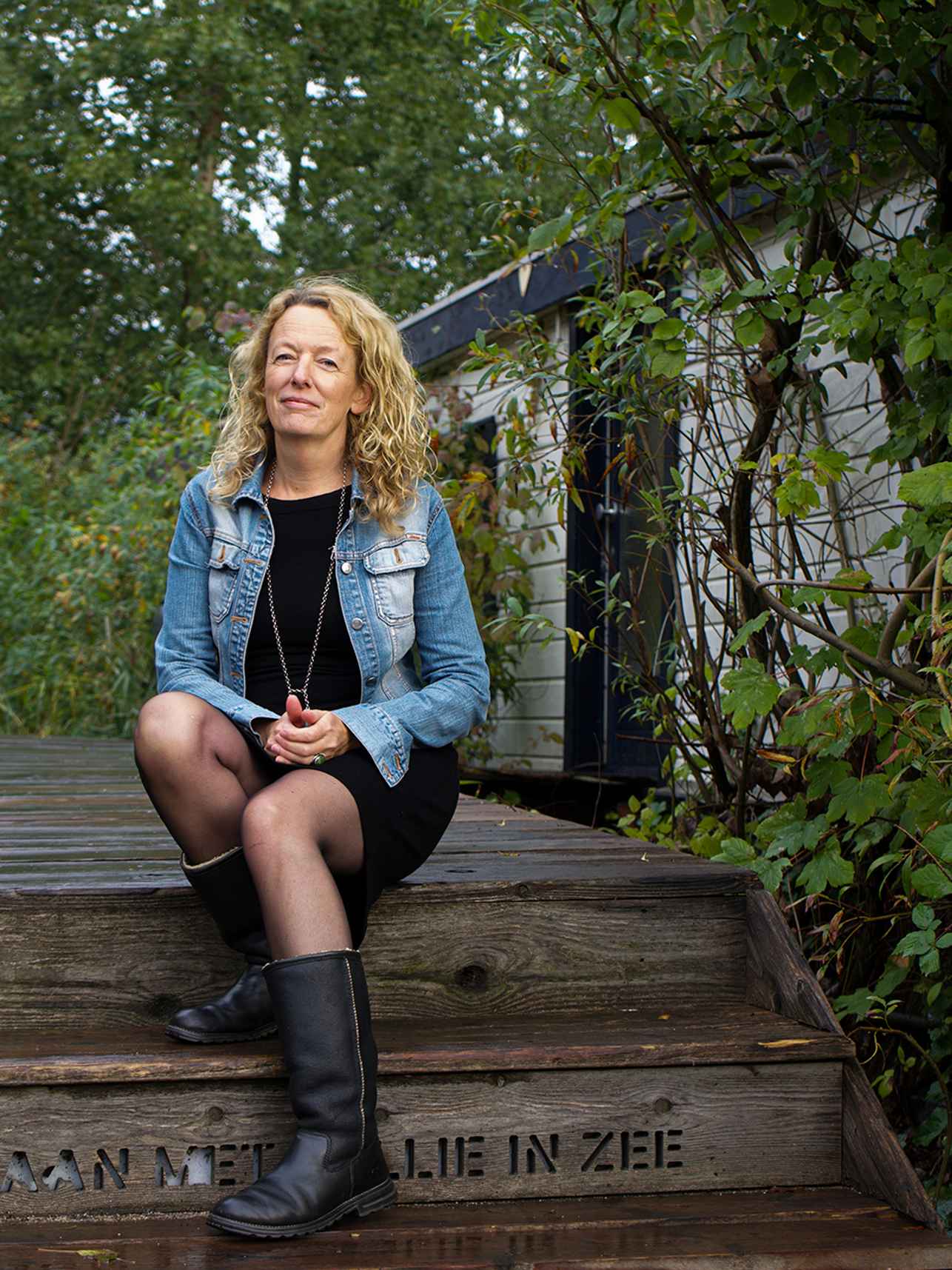 Marieke Diesveld at Cafe de Ceuvel