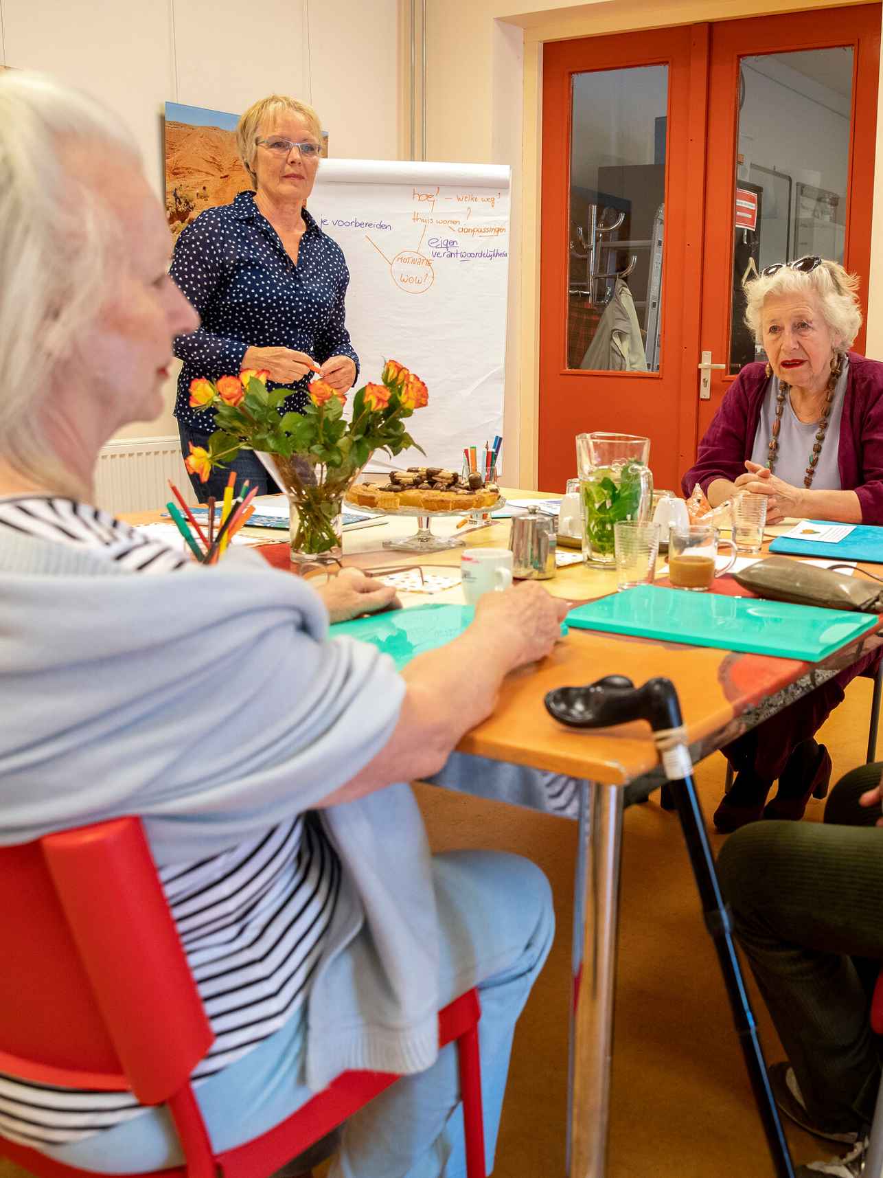 ouderen aan tafel e-learning Gezond Actief Ouder Worden (GAOW) HvA