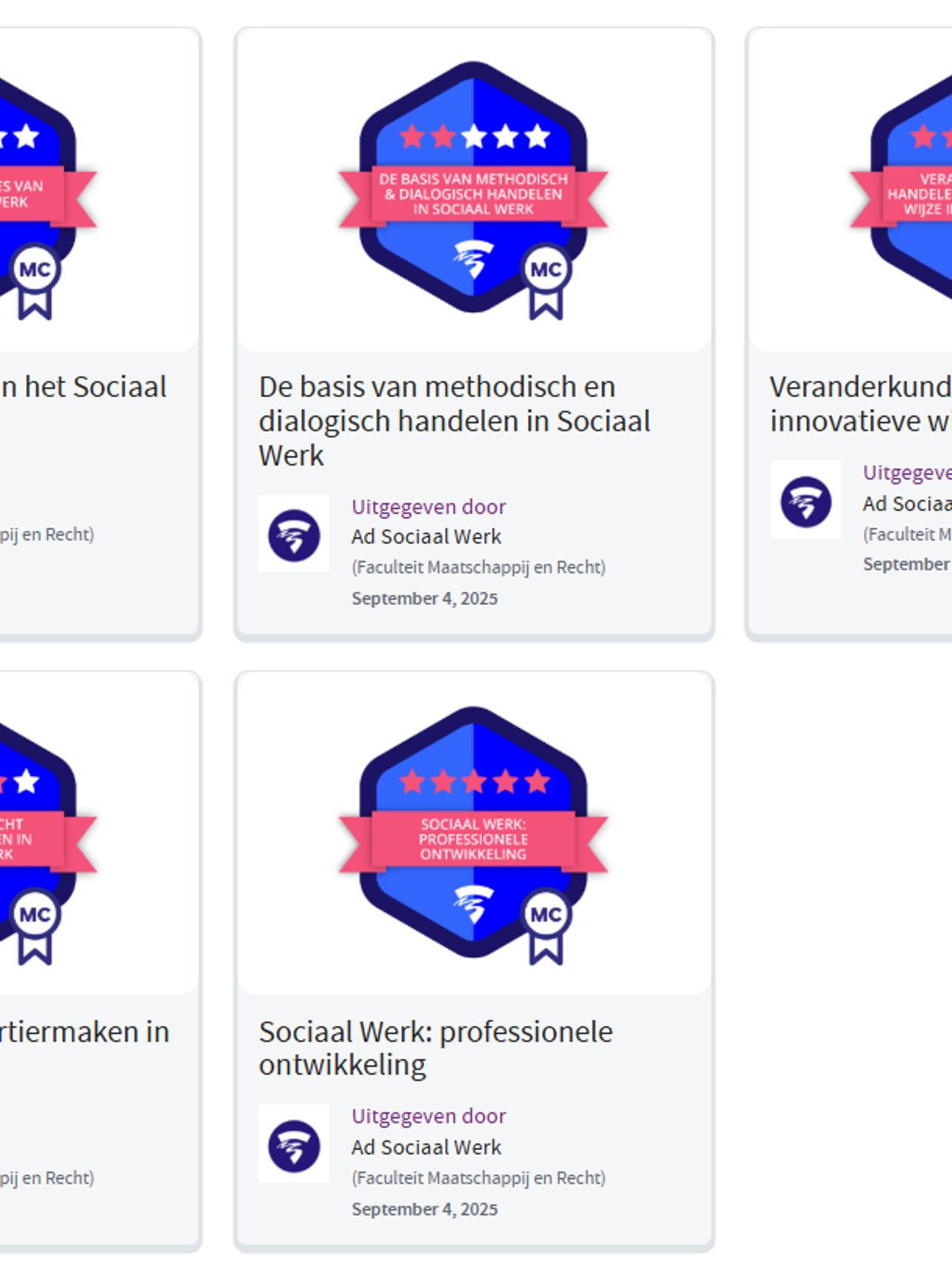 Microcredentials; een erkend digitaal certificaat