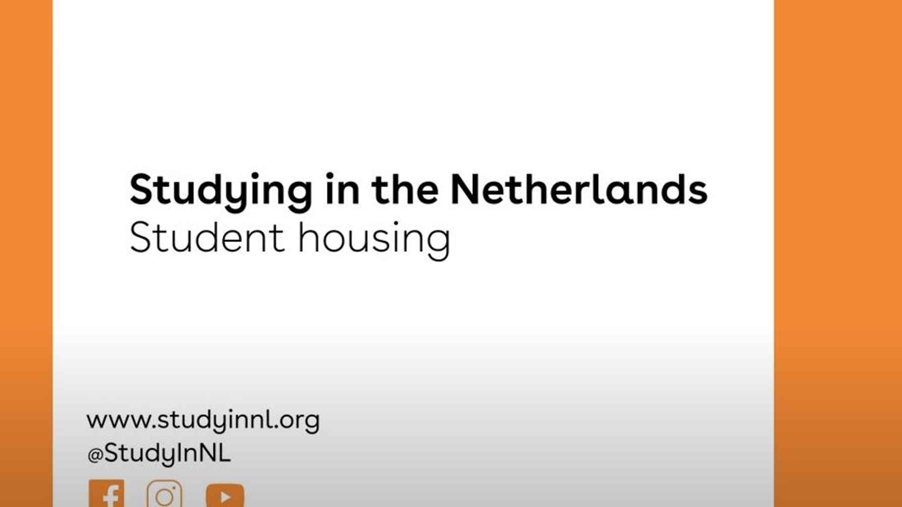Student housing in the Netherlands