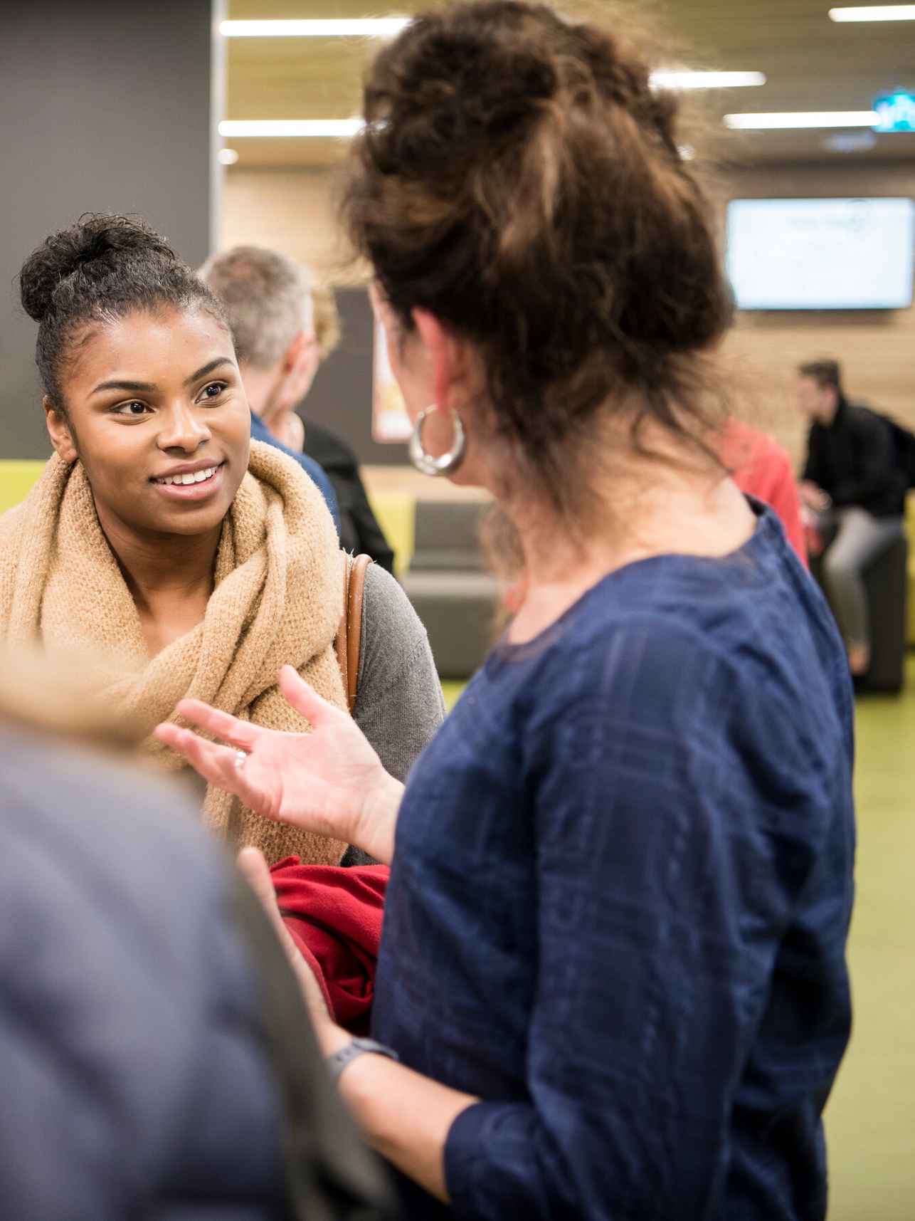 Student en docent van de HvA