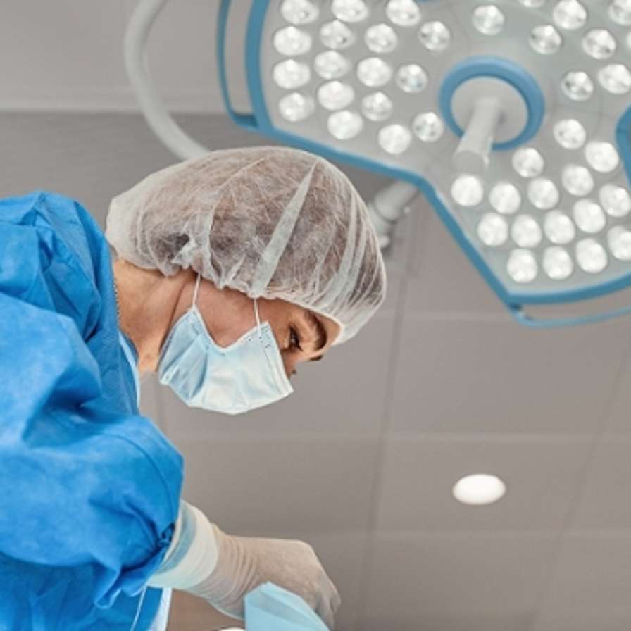 Surgeon at work.