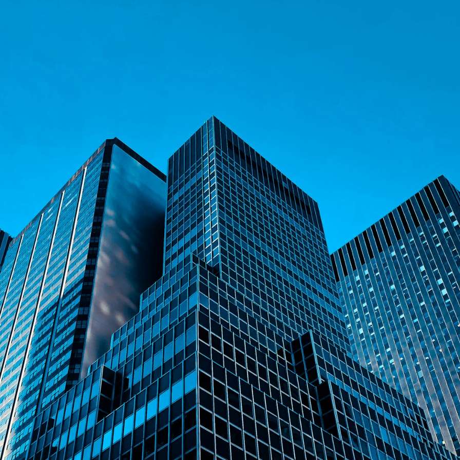 Grote corporate gebouwen.