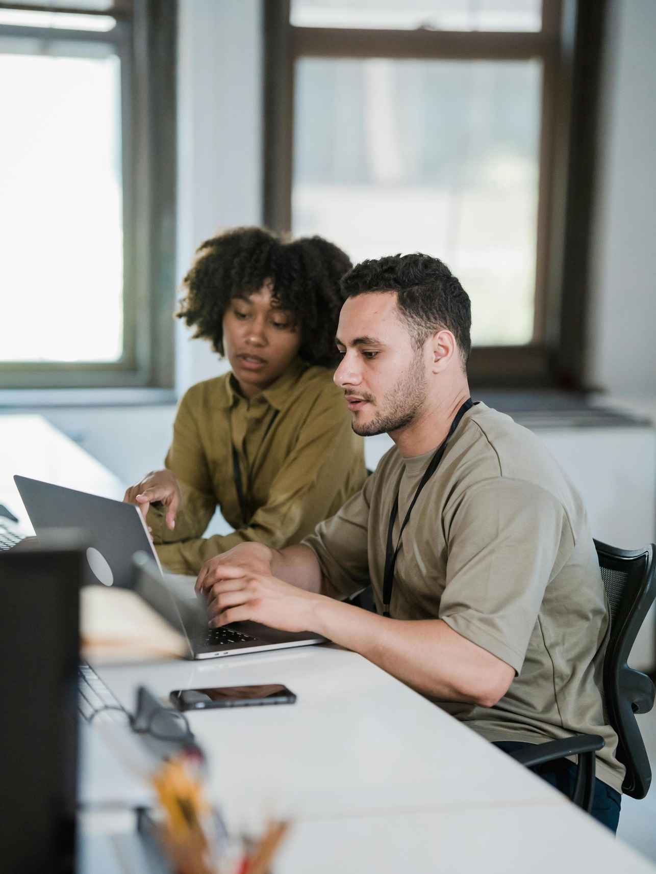 Collaborating employees