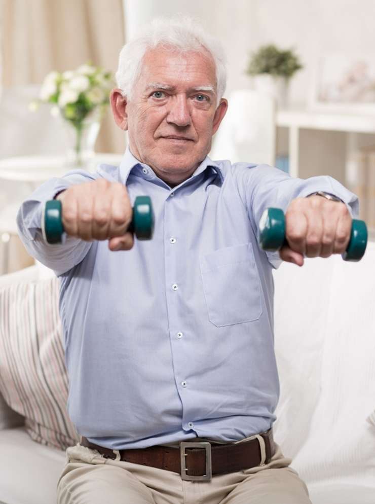 hva oude man gewichten armen sporten Hartrevalidatie aan huis, op maat voor kwetsbare patiënten