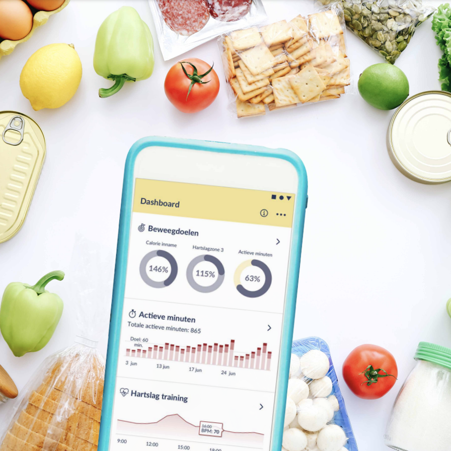 hva  smartphone fruit dashboard health gezond Samen beter met AI