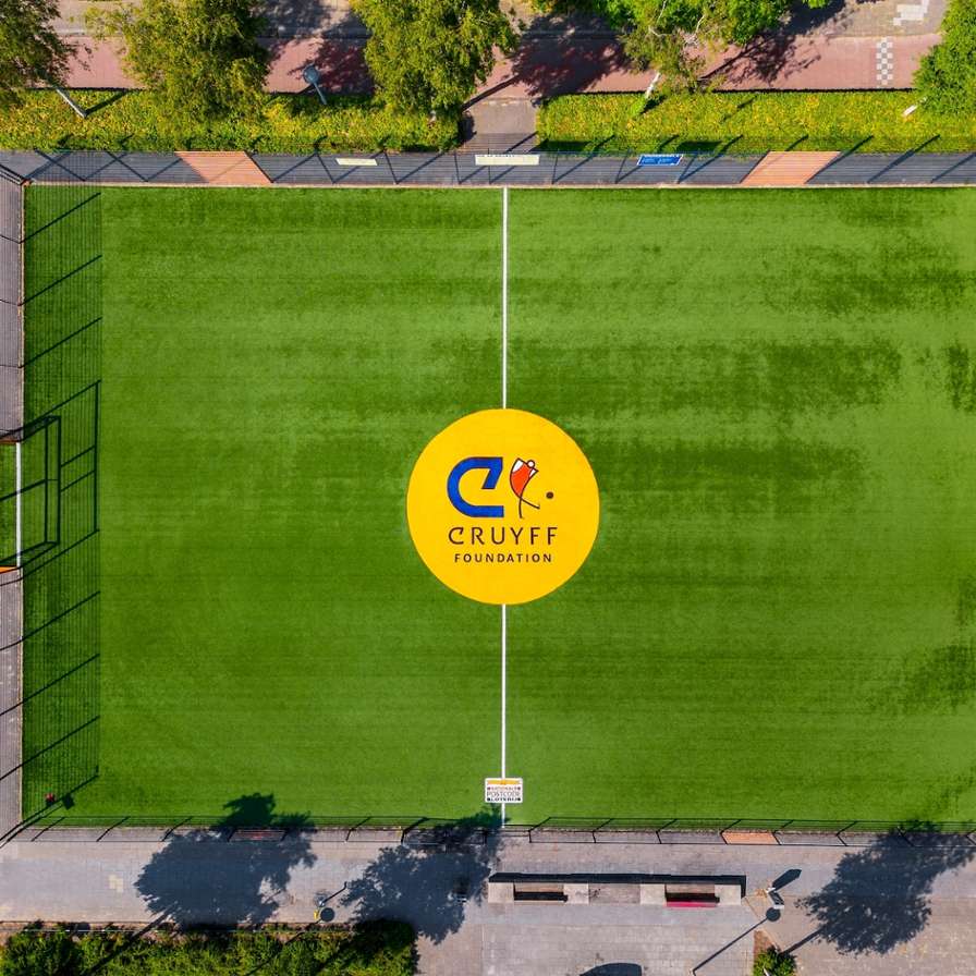 voetbalveld in wijk johan cruyff foundation