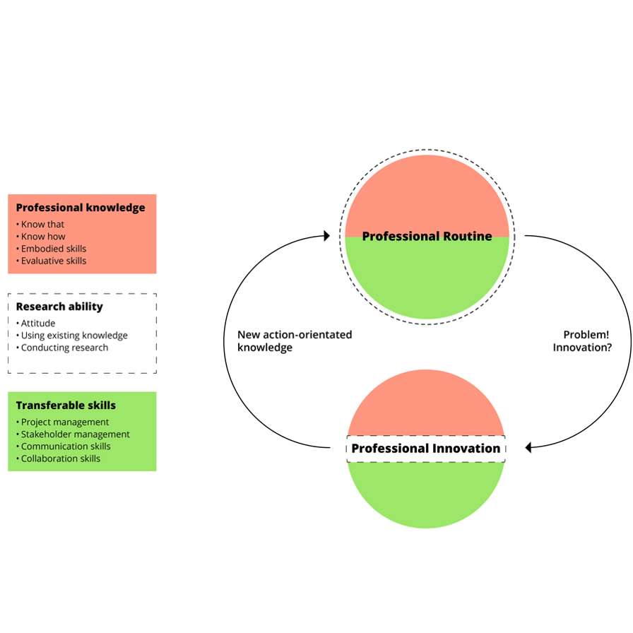 Routine versus Innovation in Professional Action