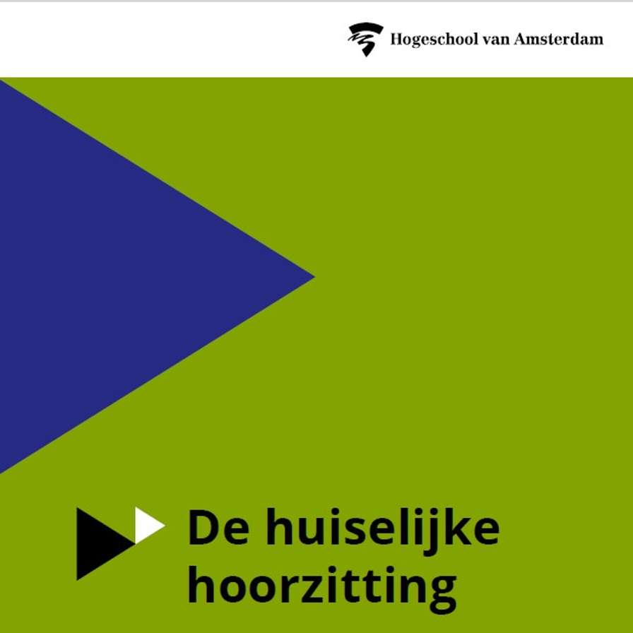 Cover van de huiselijke hoorzitting
