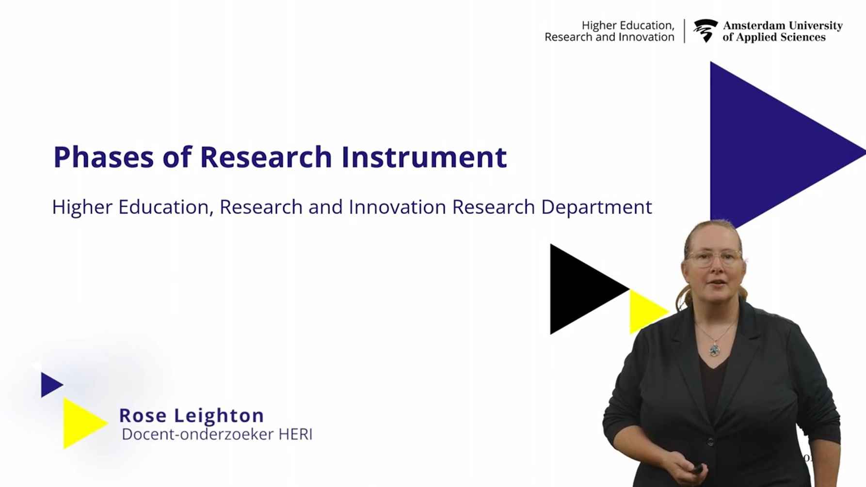 Video Phases of Research