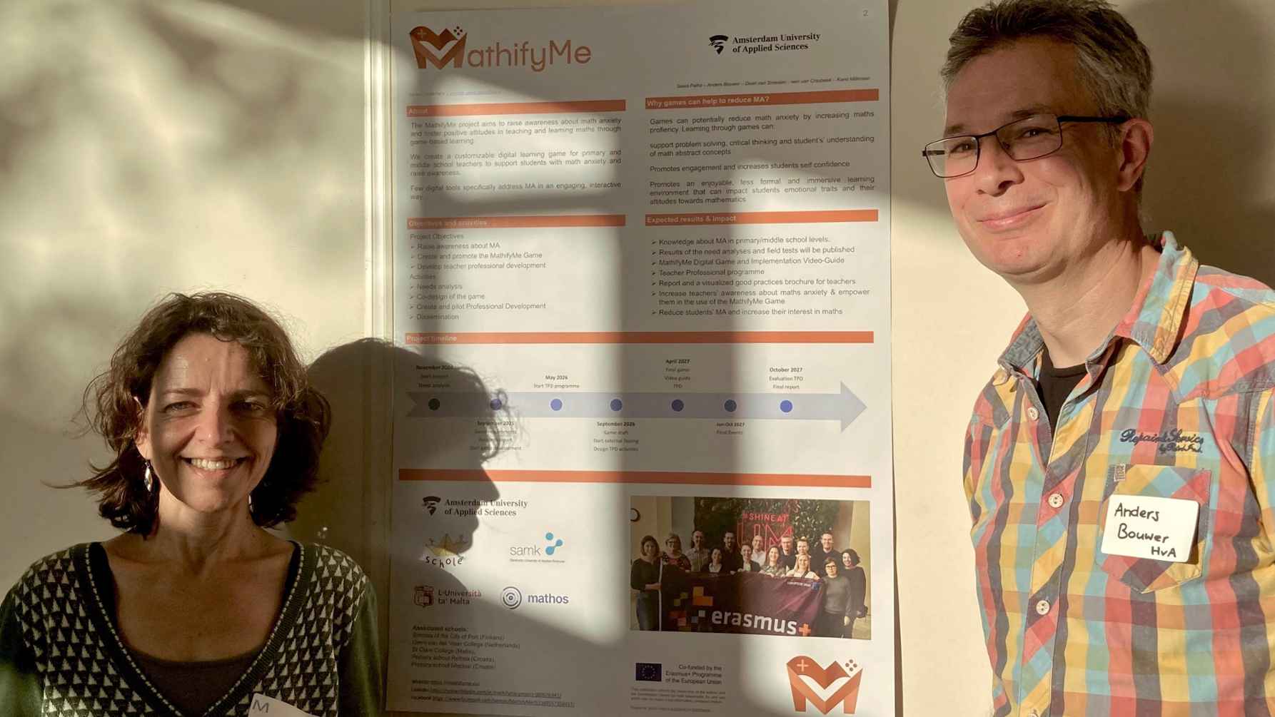 Sonia en Anders op congres Utrecht