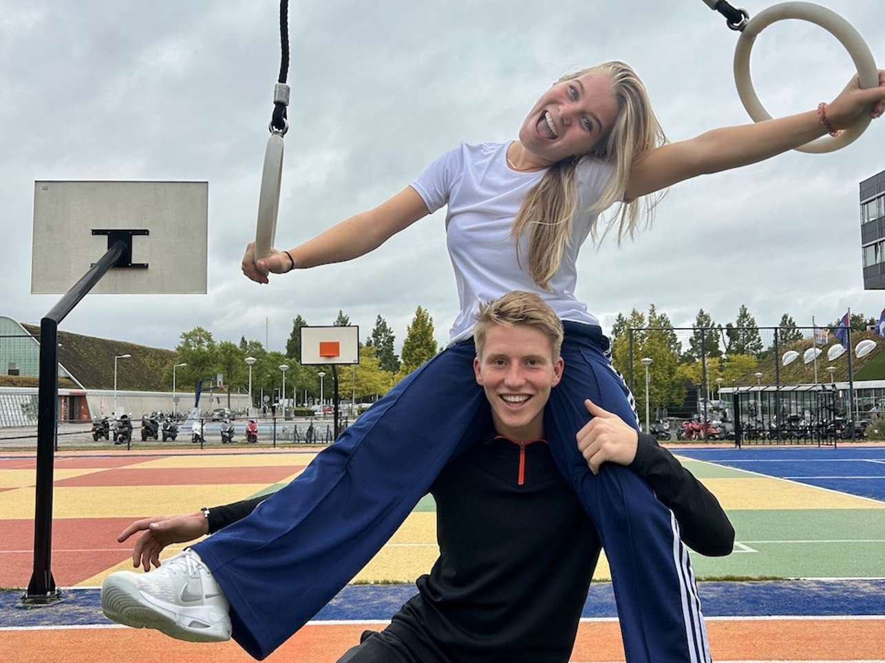 Senna en Luuk, studenten Pabo-ALO HvA