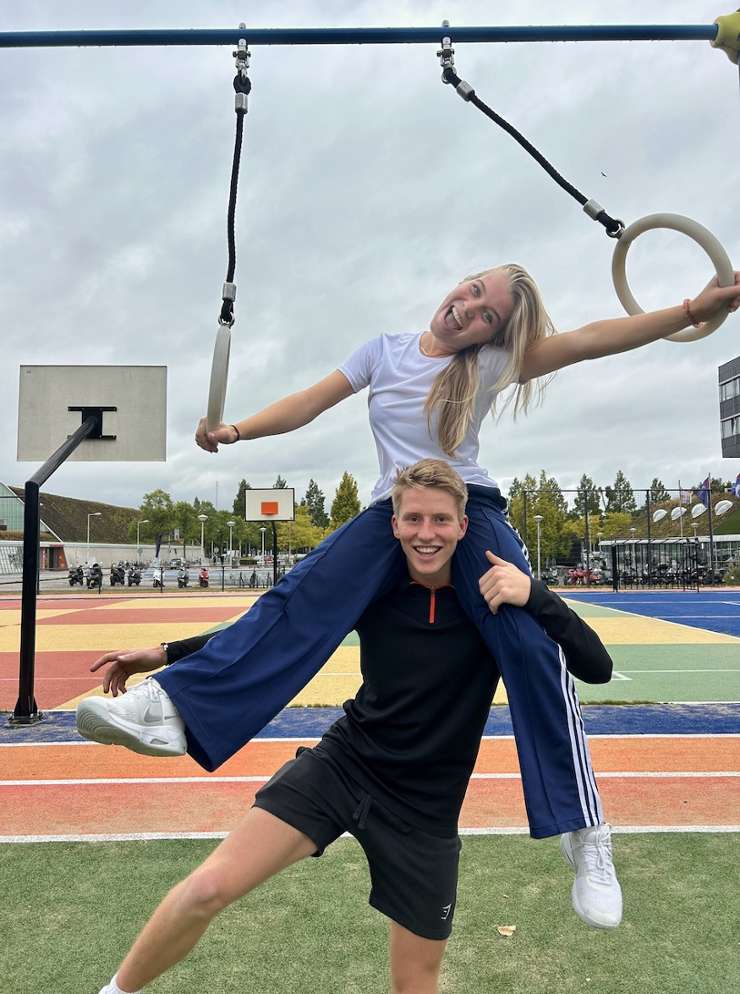 Senna en Luuk, studenten Pabo-ALO HvA