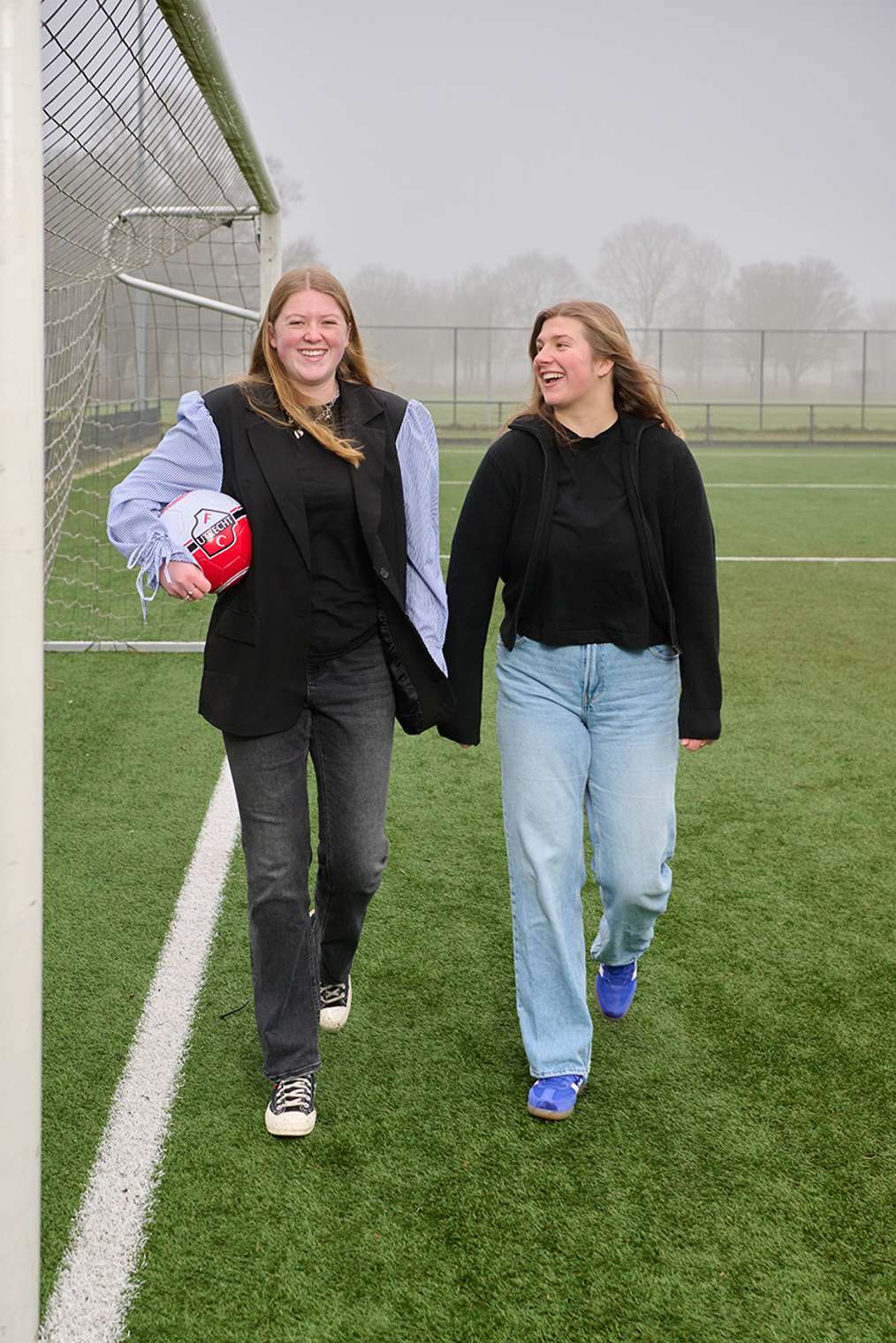 Students master sport business and leadership AUAS Jet and Marcha FC Utrecht socker team