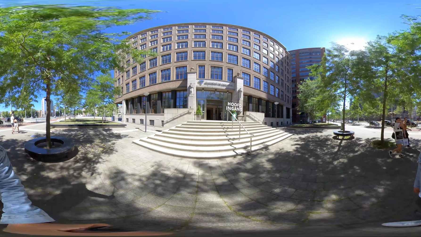 Beeld uit video over de campus