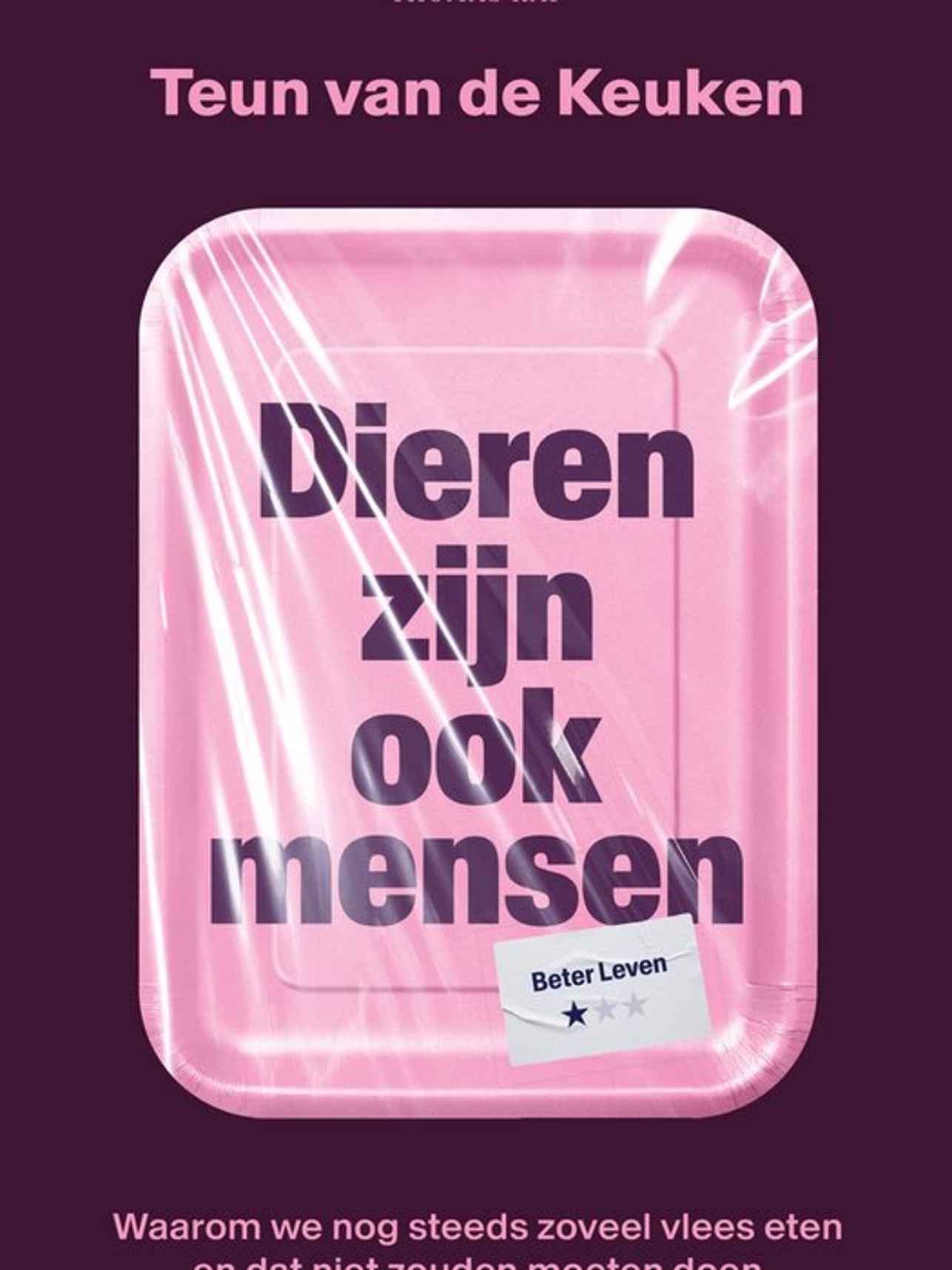 Cover boek mensen zijn net dieren