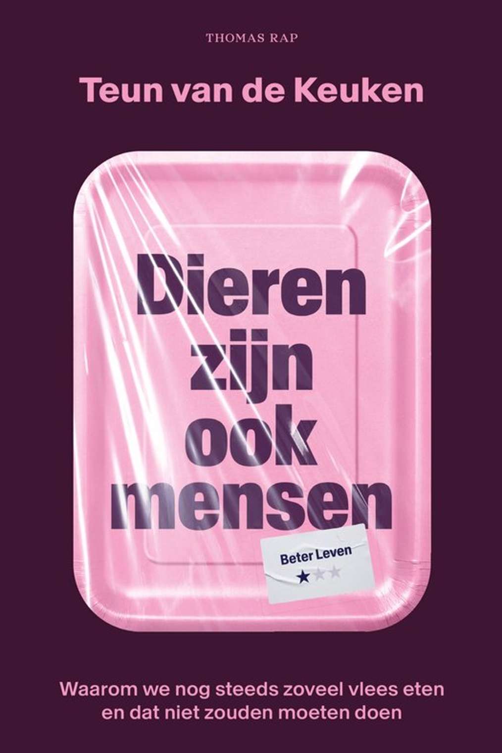 Cover boek dieren zijn net mensen