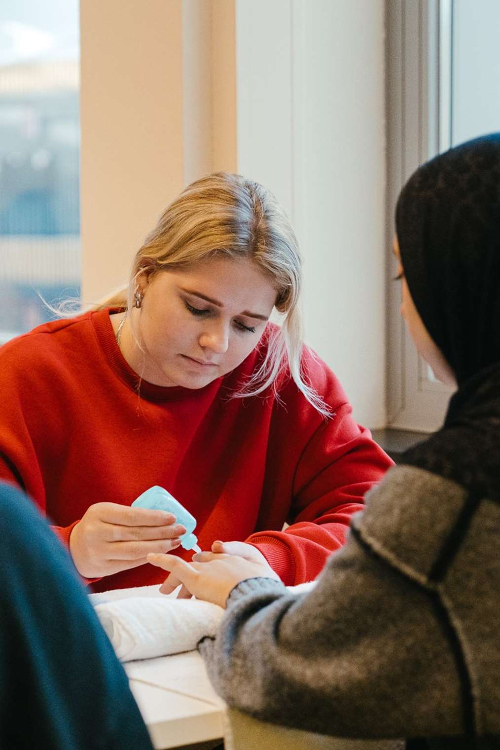 Student tijdens college