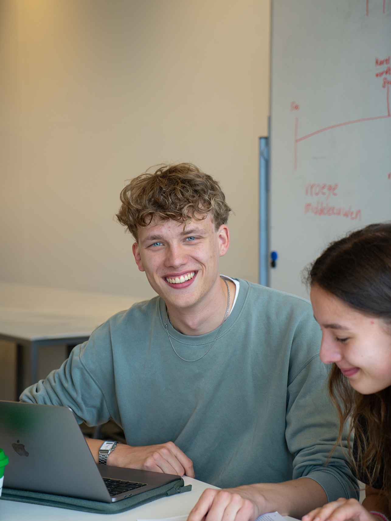 Studenten aan het werk