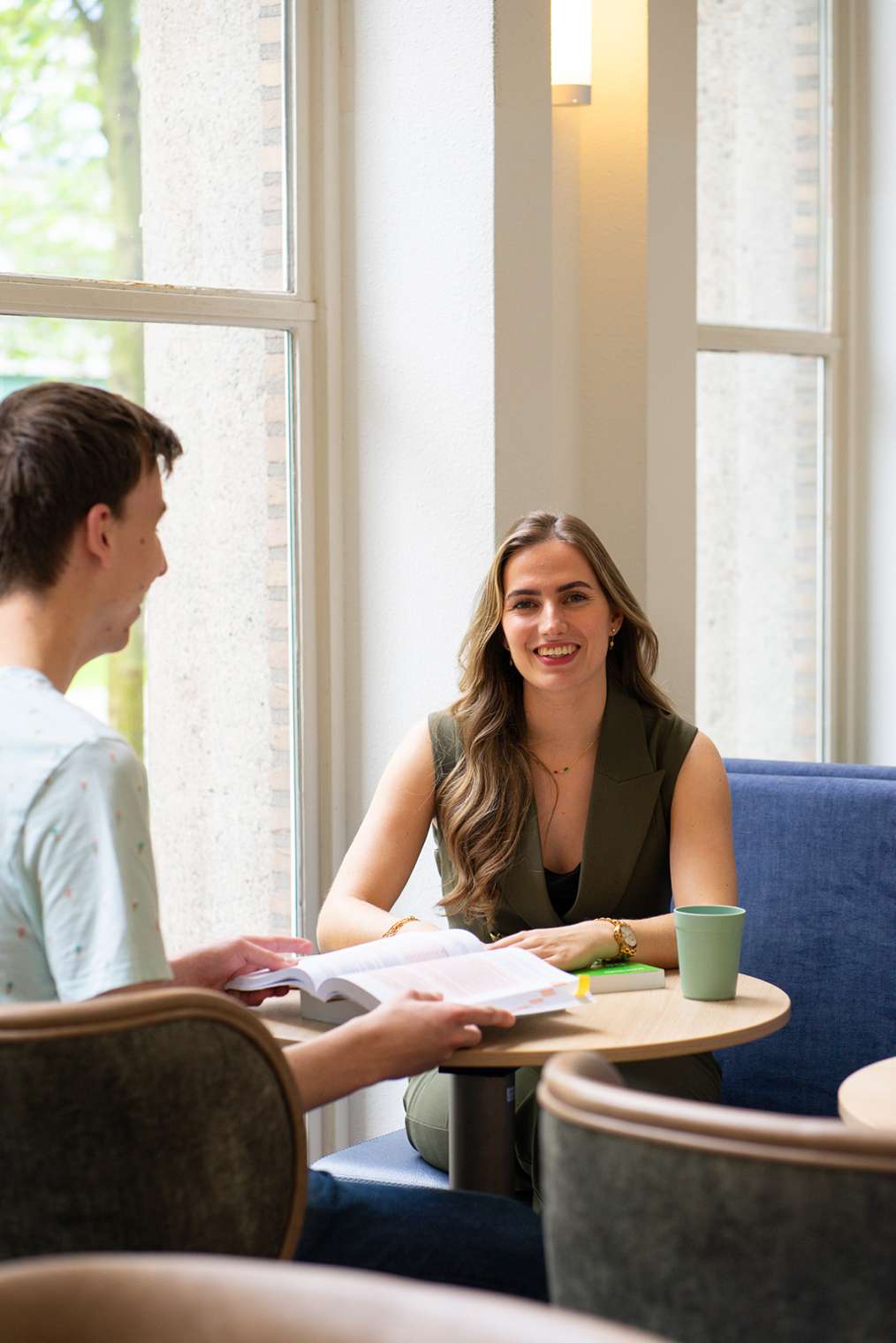 Studenten aan het leren