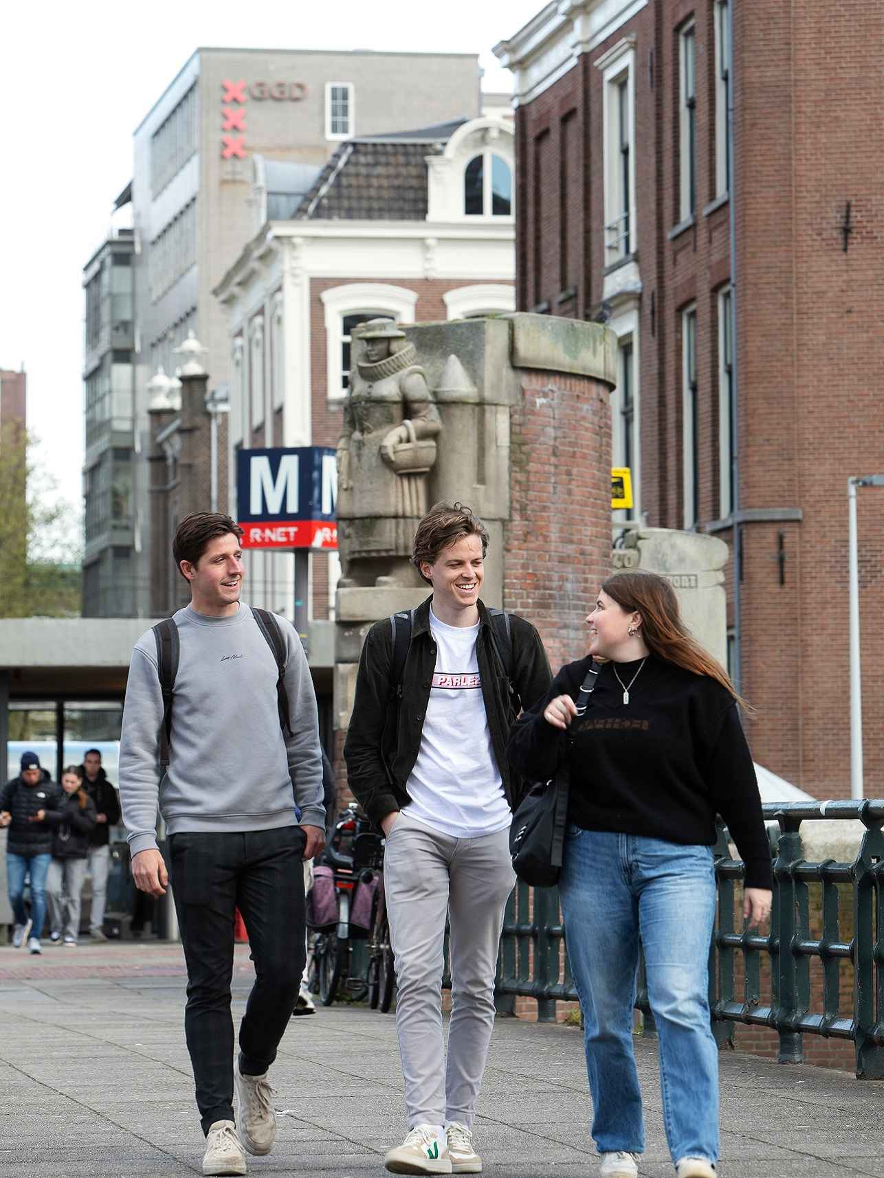 Studenten in Amsterdam CHT