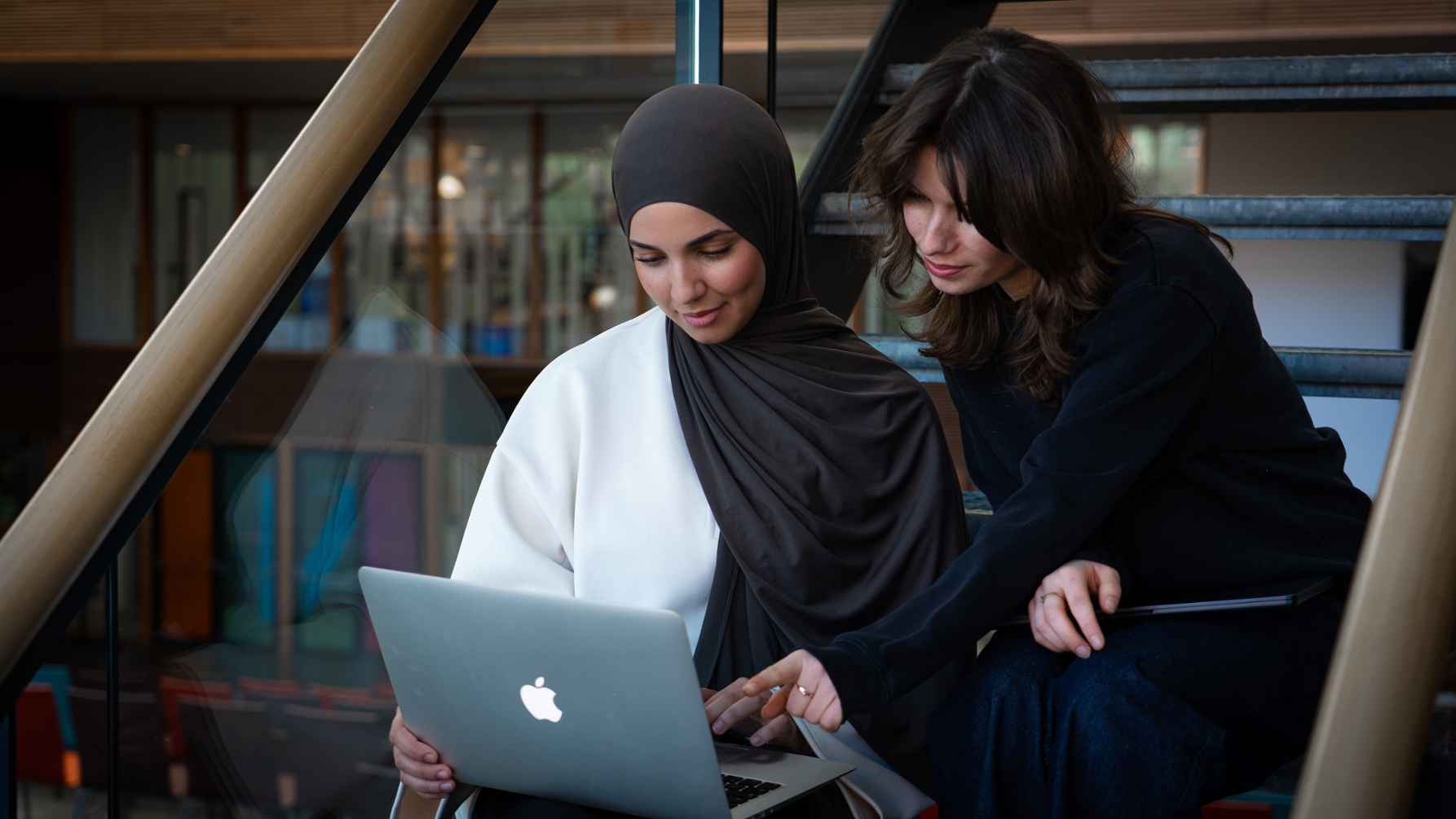 Beeld uit video over de campus