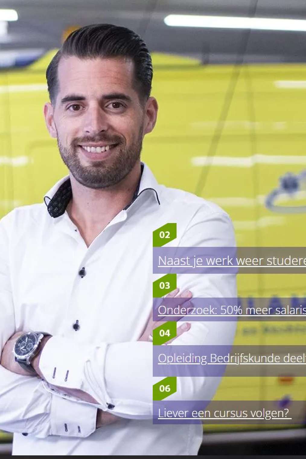 Special bedrijfskunde deeltijd, werk- en studiemagazine