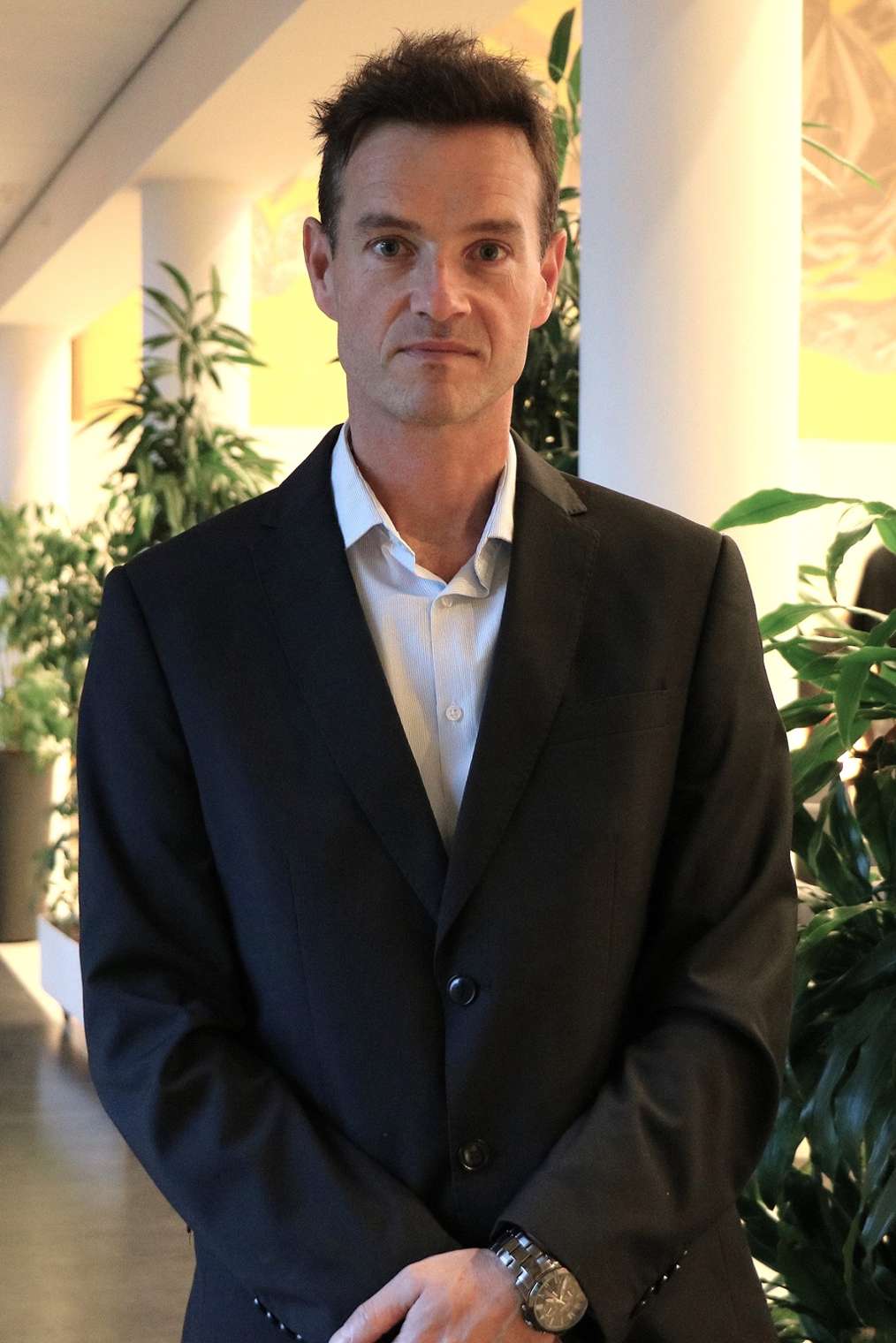 Alumnus Vincent Bruinsma in de Kohnstammzaal