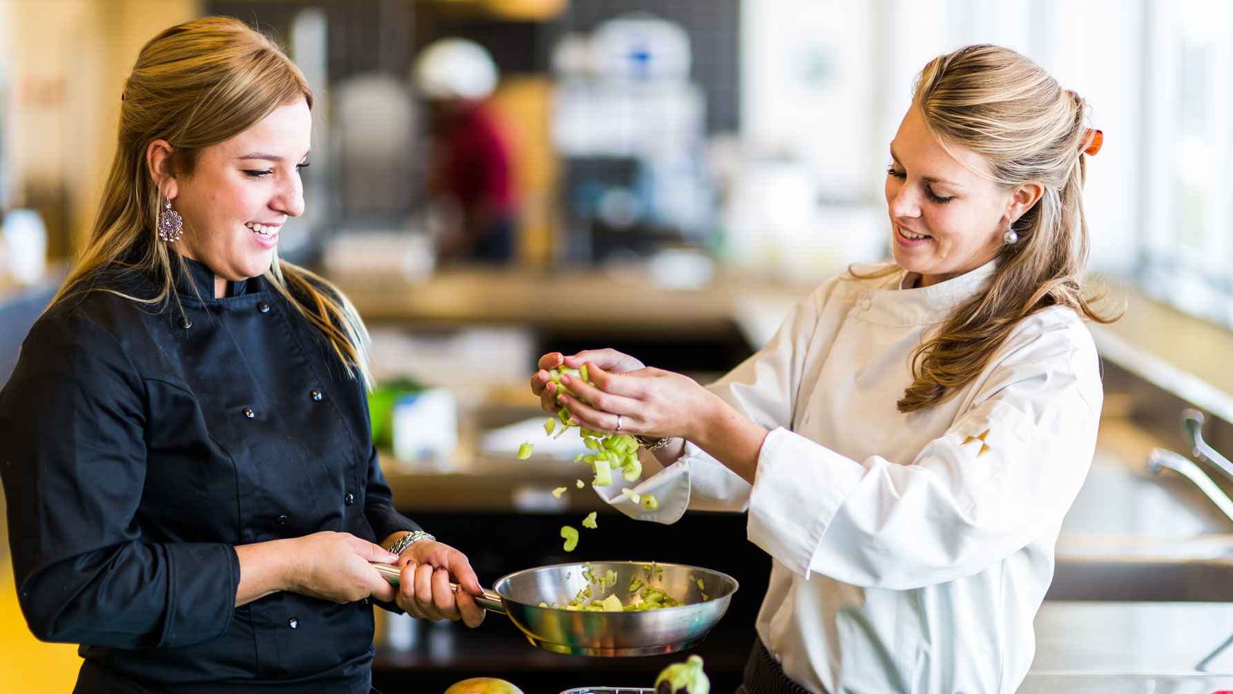 Studenten aan het koken