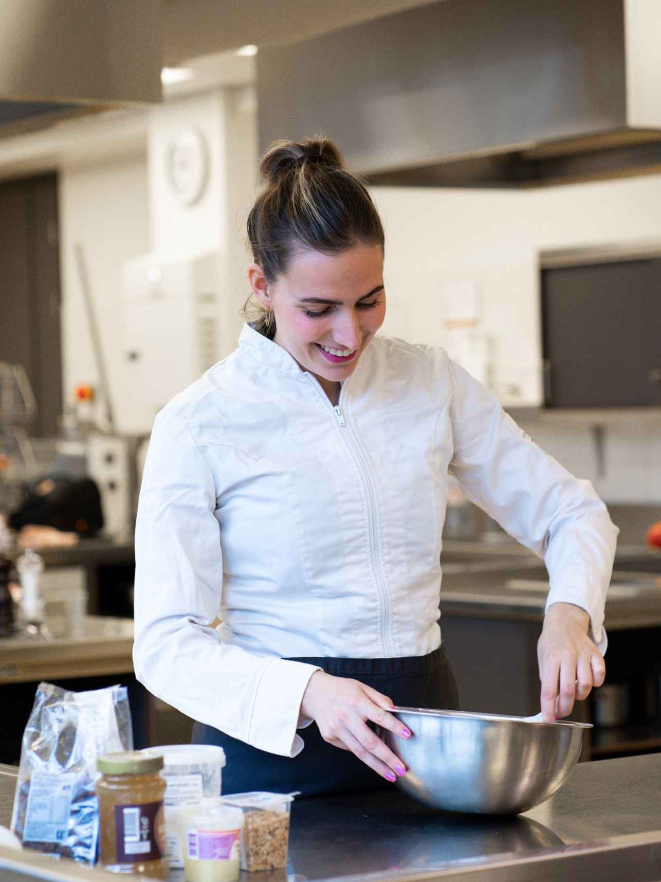 Student in de keuken