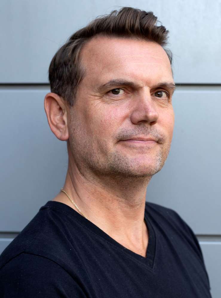 Jacob Eikelboom in een zwart tshirt
