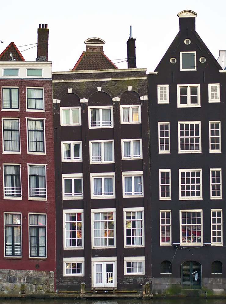 House buildings in Amsterdam.