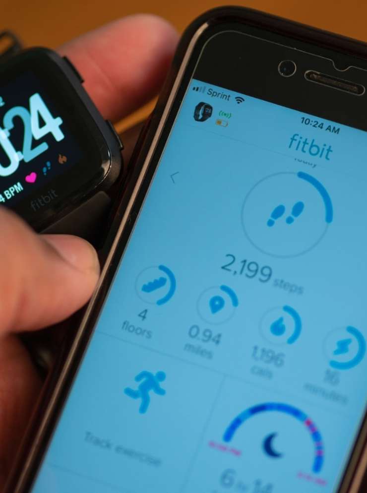 fitbit app mobiele telefoon AMSOS 2.0 onderzoeksproject HvA