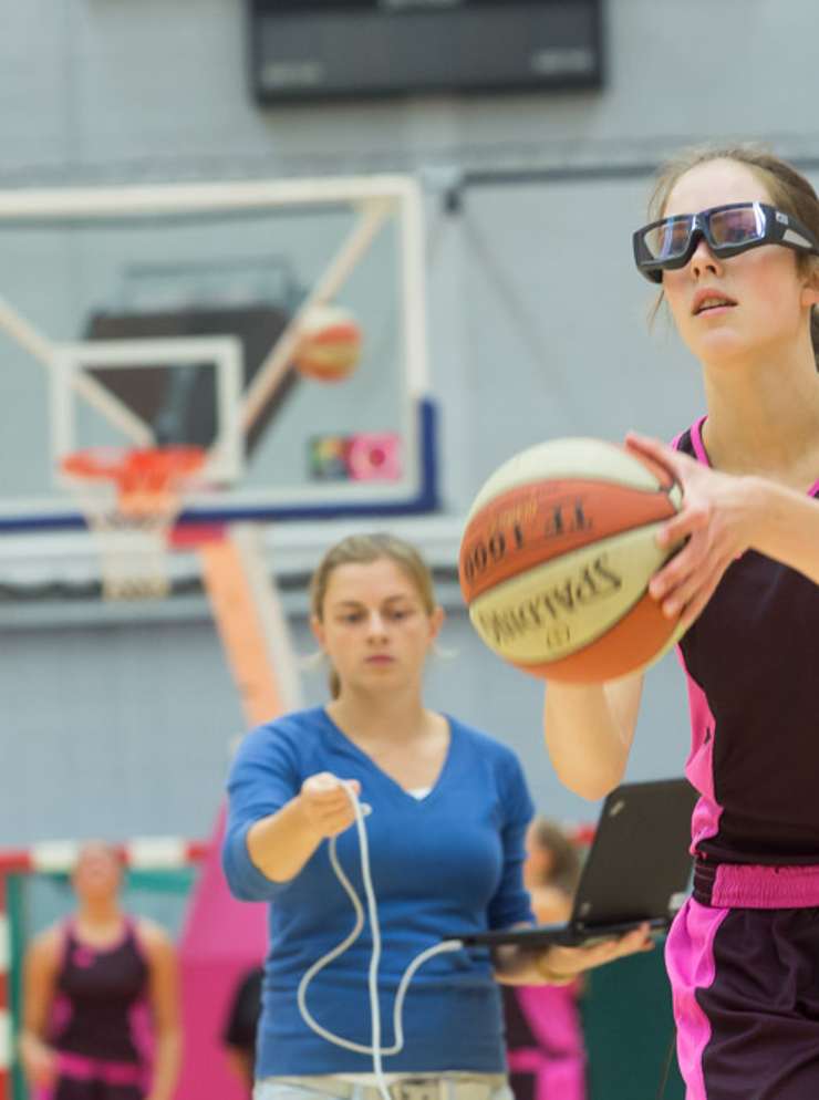 Dashboard Basketbal Schotpercentages vrouwenbasketbal
