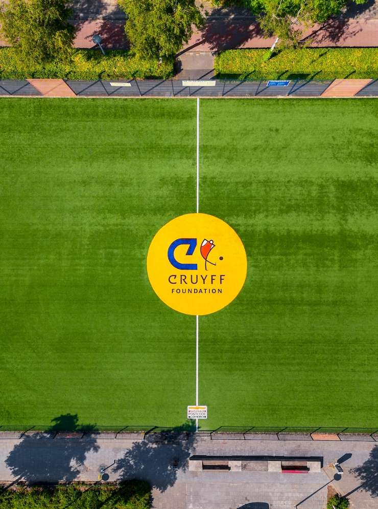voetbalveld in wijk johan cruyff foundation