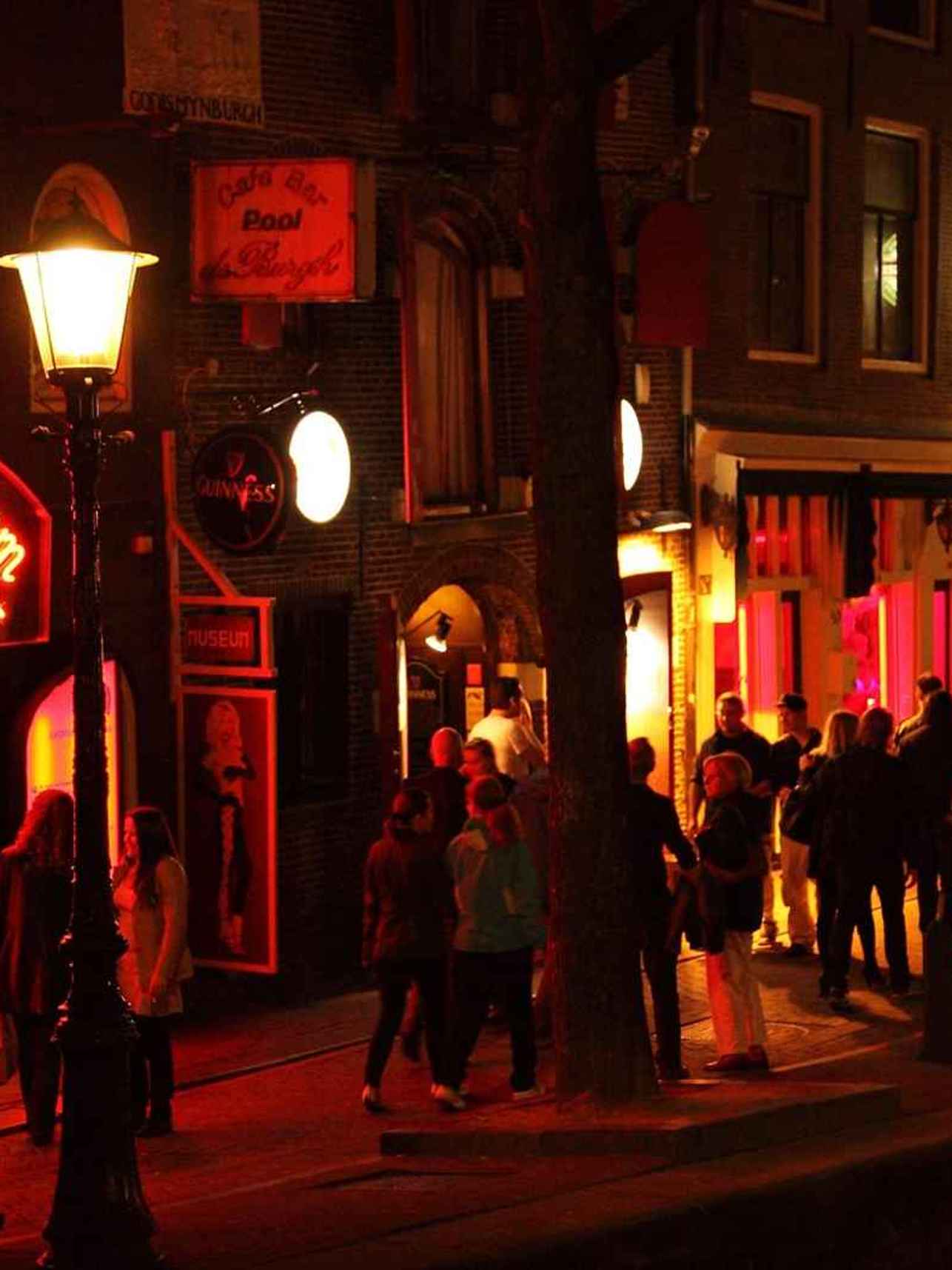 De Wallen in de nacht