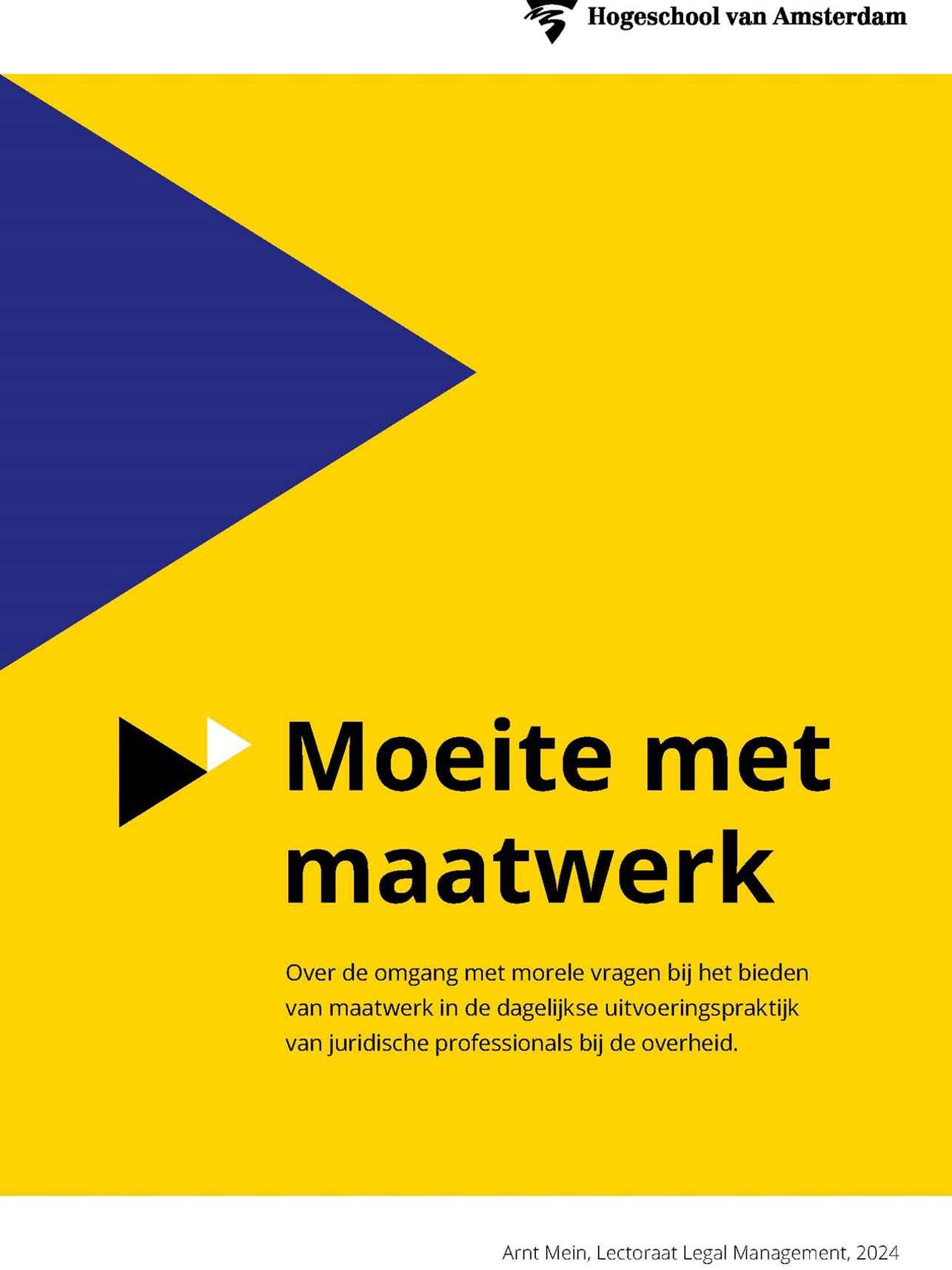Moeite met maatwerk