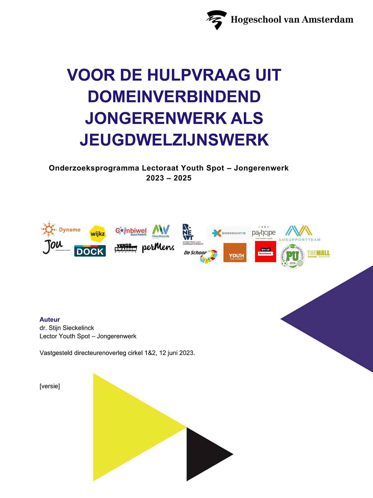 onderzoeksprogramma youth spot