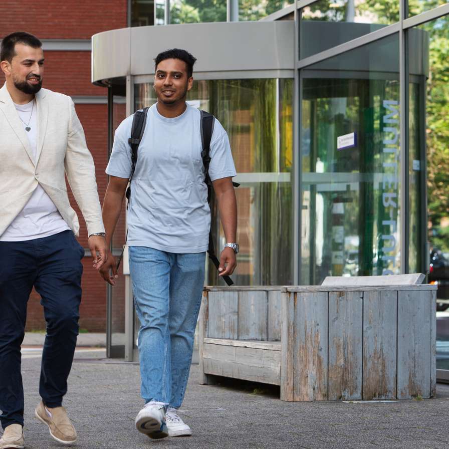 Masterstudenten voor de HvA